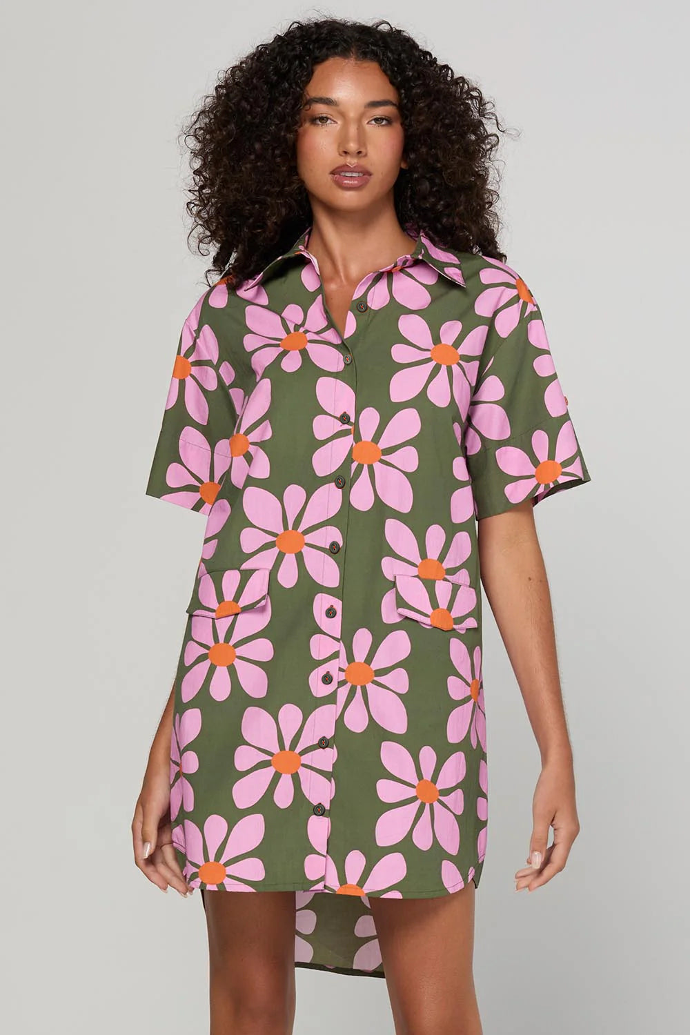 Kimi Cotton Dress – Cosmos
