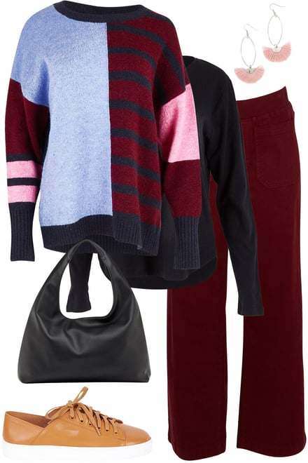 Kit Knit With Shiraz Jeans