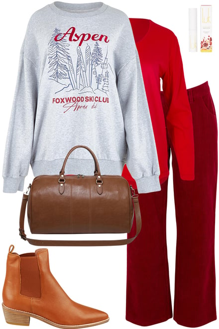 Ski Club Crew + Wine Cords + Luggage