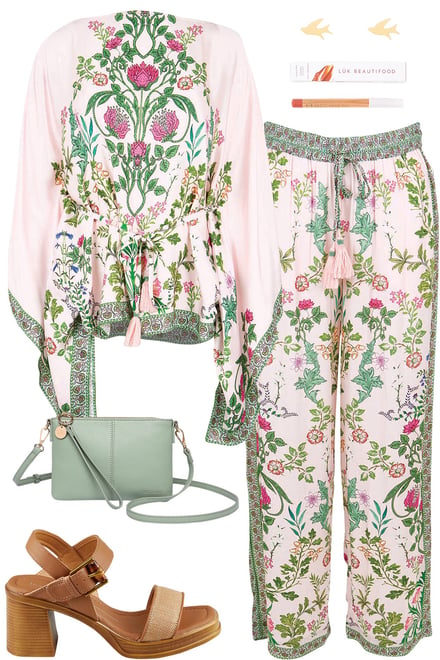 Tatiana Poncho & Pant Set
