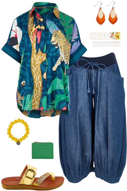 Jungle Fever Shirt & Denim Guru Pants