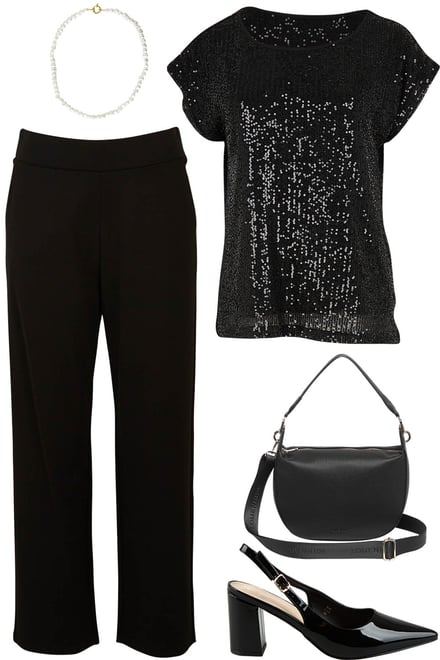 Reegan Top With Black Pants