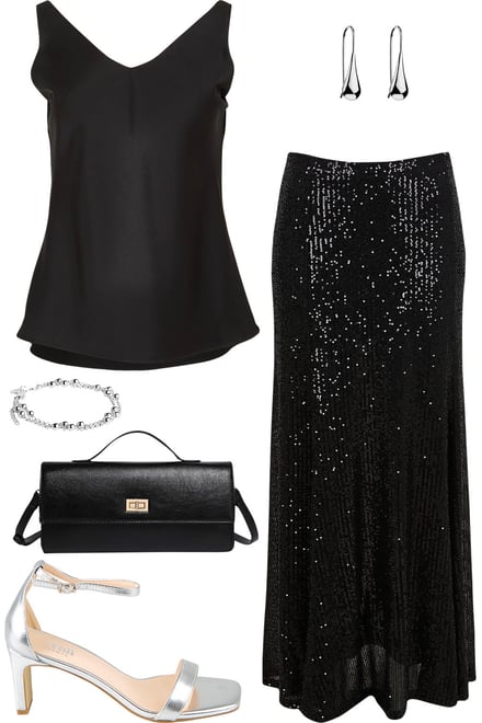 Black Loulou Top & Remy Skirt