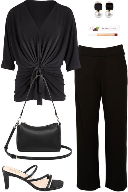 Niamh Top With Black Pants