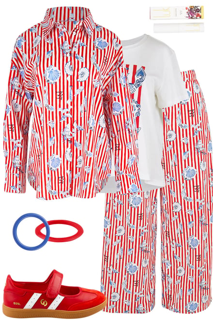 Amalfi Shirt Tee & Pant Set