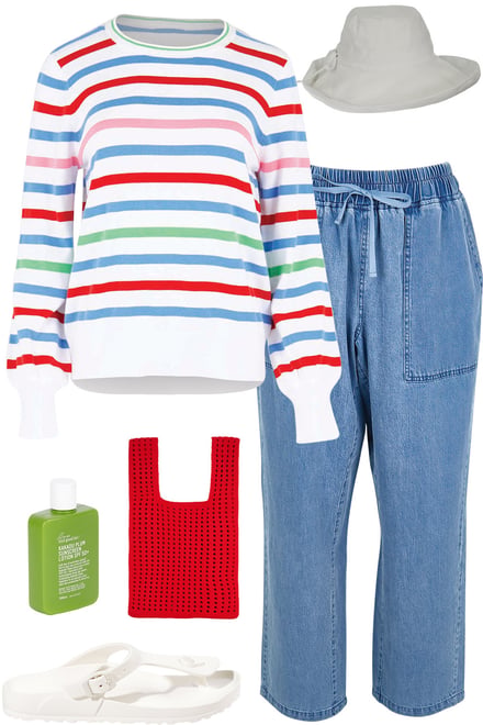 Sorbet Sweater & Mid Denim