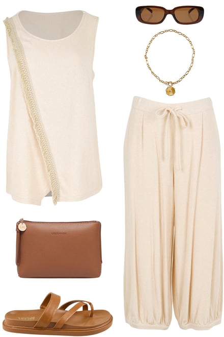 Summer Daze Knit Tank & Pants Set