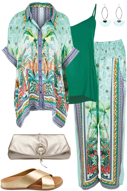 Zilara Kaftan & Pant Set