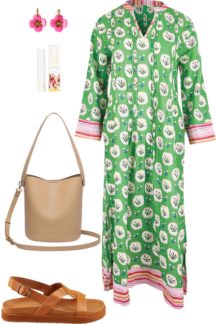 Beth Dress With Pale Neutrals