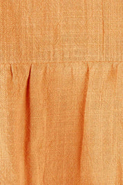 Product shot of the Jessica Cotton Blouse in colour Rust, detail