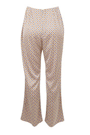Product shot of the Harri Pants in colour Print, from the back