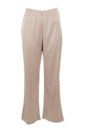 Product shot of the Harri Pants in colour Print, from the front