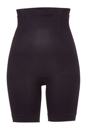 Product shot of the Cinch Hi Waist Short in colour Black (Black), from the front