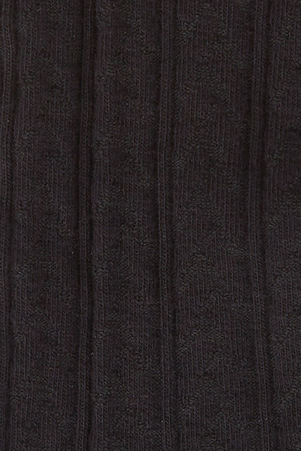 Product shot of the BCI Cotton Blend Over The Knee Sock in colour Black (Black), detail