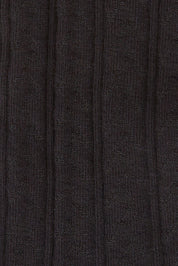 Product shot of the BCI Cotton Blend Over The Knee Sock in colour Black (Black), detail