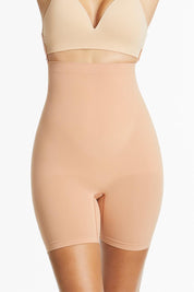 Killer Curves Hi Waisted Shaping Short - Toffee