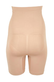 Killer Curves Hi Waisted Shaping Short - Toffee