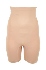 Killer Curves Hi Waisted Shaping Short - Toffee