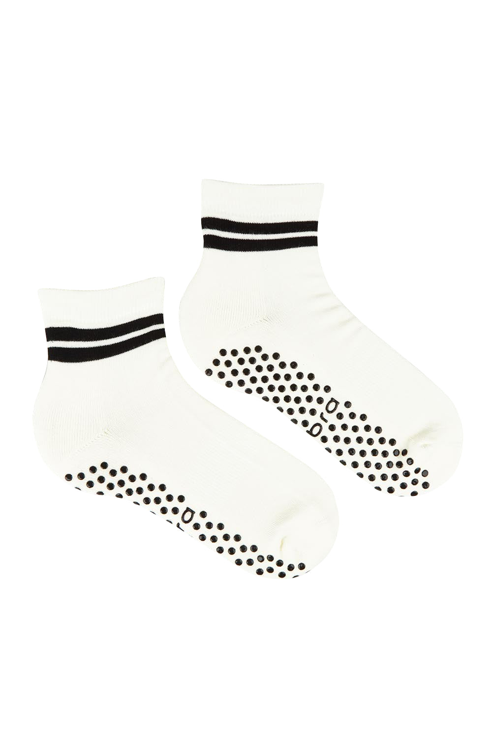 Organic Cotton Grip Sock - Buttercrea