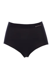 Product shot of the Bondi Bare Full Brief in colour Black (Black), from the front