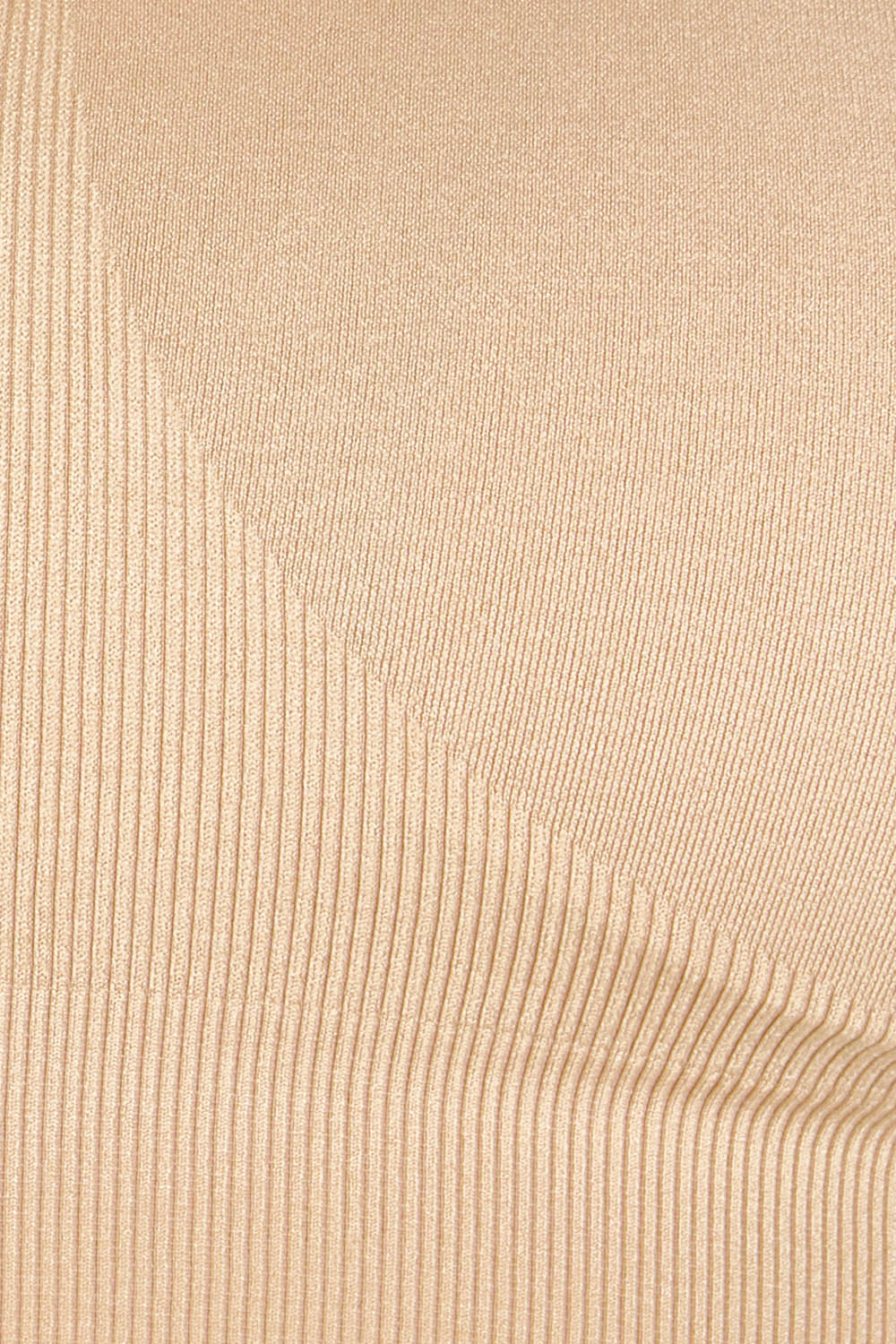 Product shot of the Bare Essentials Support Wirefree Bra in colour Beige, detail