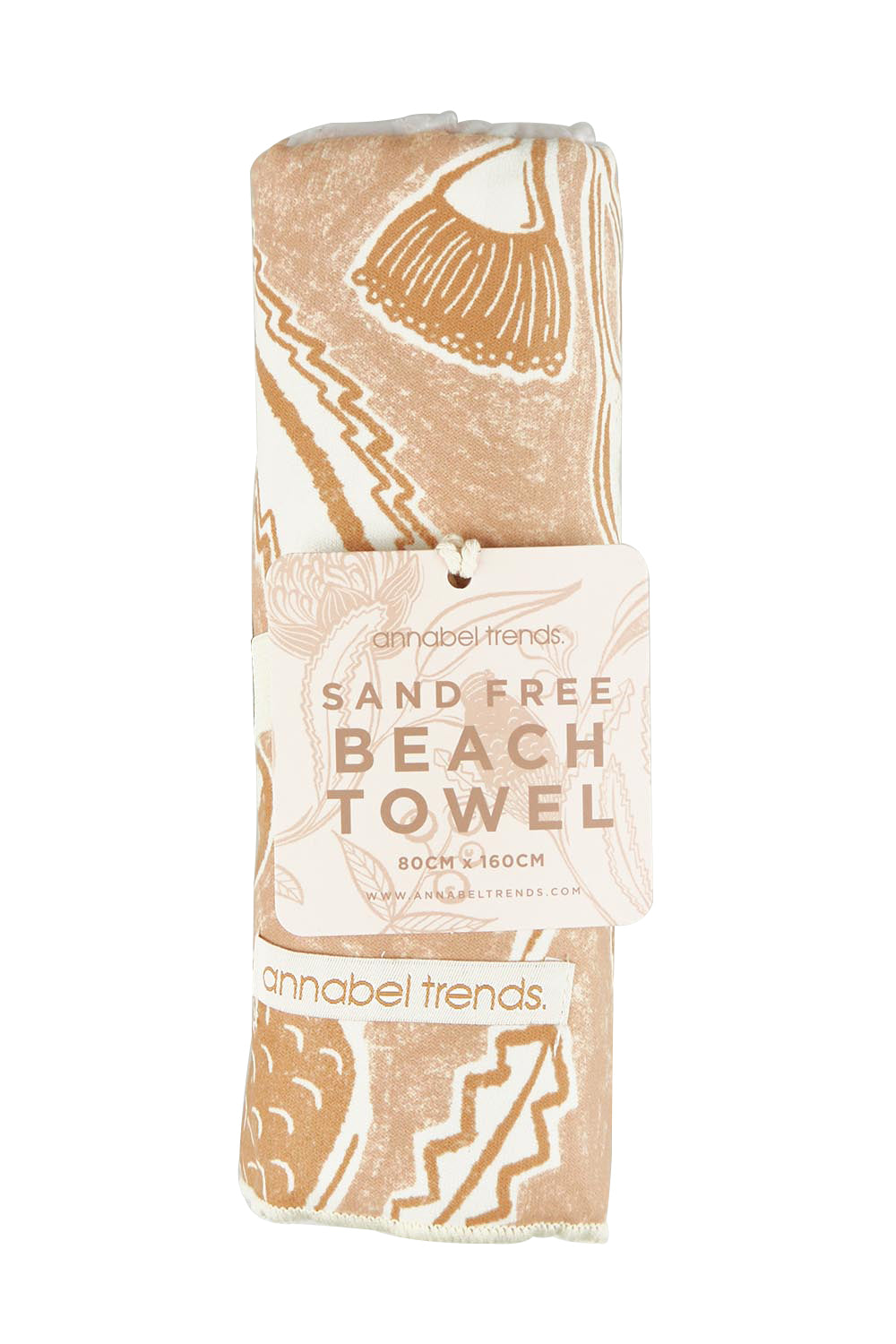 Product shot of the Sand Free Towel in colour Trailnativ, from the front