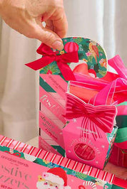 Product shot of the Festive Candy Cane Shower Steamers - Candycane in colour Candycane, from the front