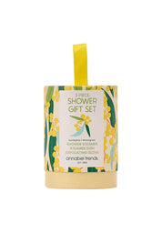Product shot of the Shower Gift Sets - Goldenwattle in colour Goldenwattle, from the front