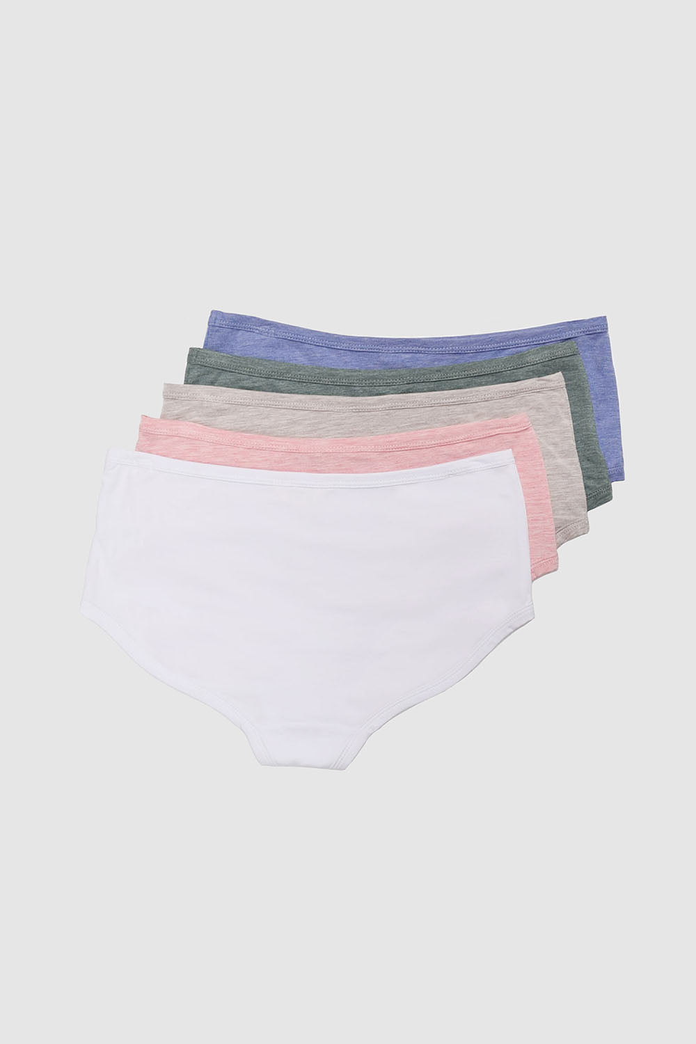 Product shot of the Bamboo Comfort Undies 5 Pack in colour Multi, detail