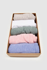 Product shot of the Bamboo Comfort Undies 5 Pack in colour Multi, detail