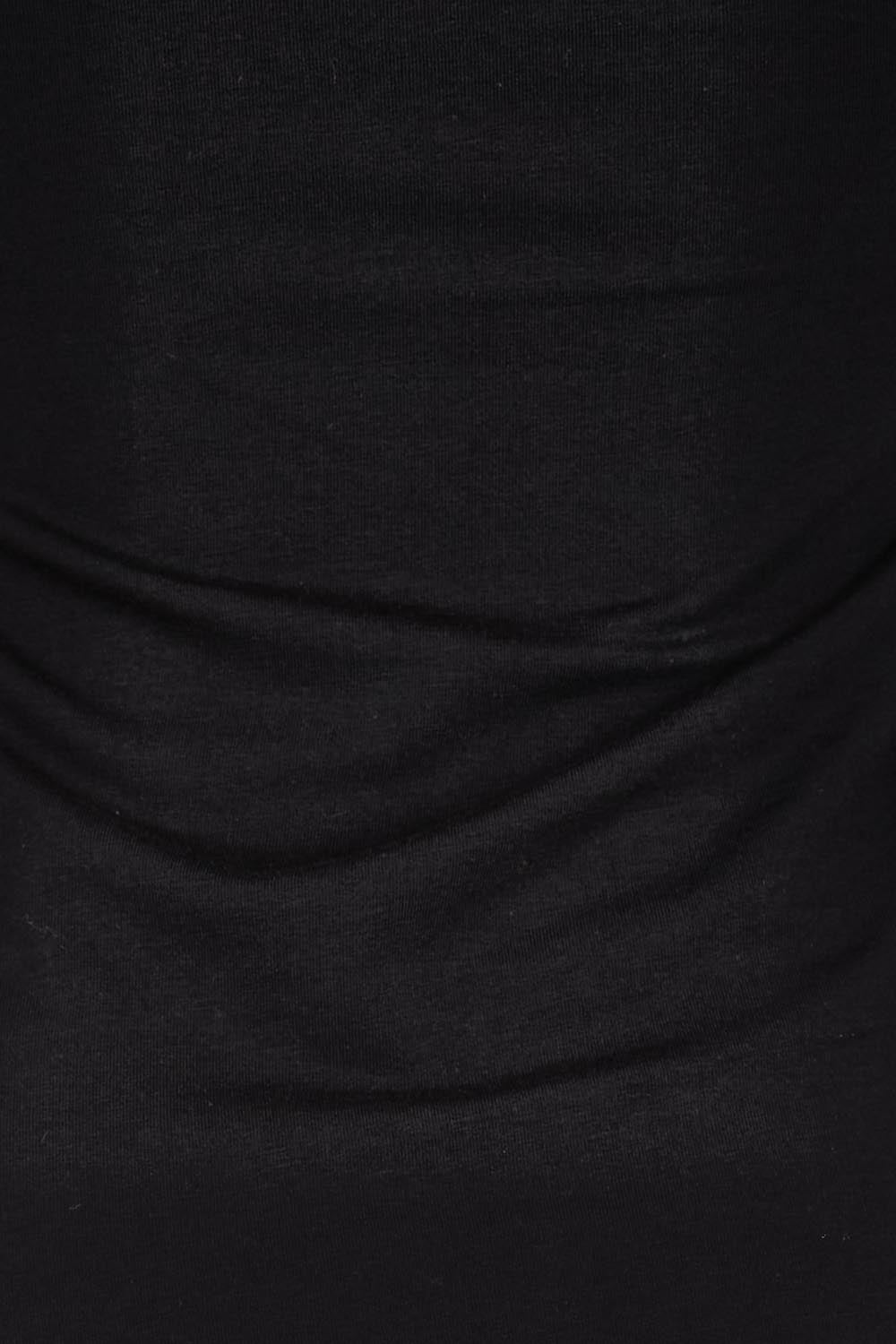 Bamboo Scoop Singlet - Black
