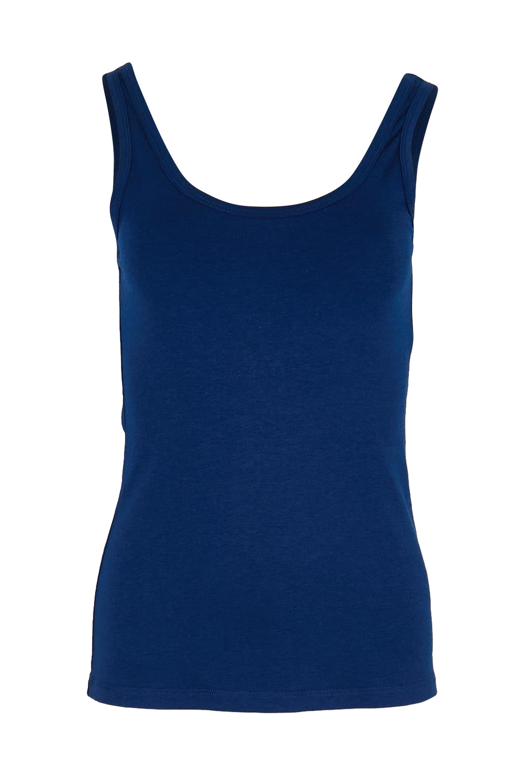 Bamboo Scoop Singlet - Navy