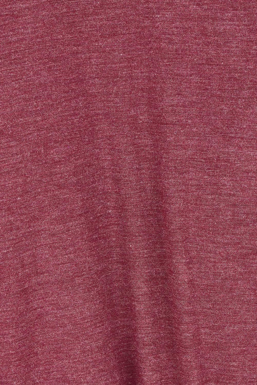 Product shot of the Bamboo Robe in colour Burgundy (Red), detail