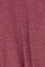 Product shot of the Bamboo Robe in colour Burgundy (Red), detail