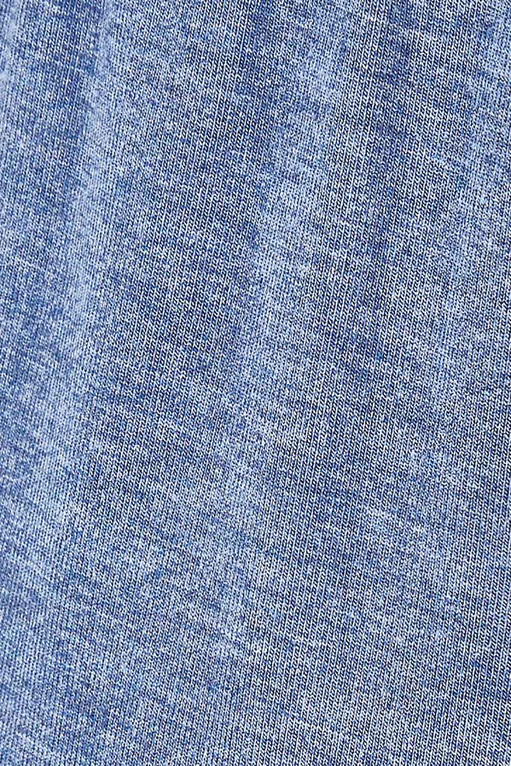 Product shot of the 3/4 Bamboo PJ Pant in colour Twilight (Blue), detail