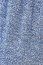 Product shot of the 3/4 Bamboo PJ Pant in colour Twilight (Blue), detail