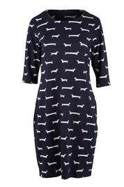 Preloved Sausage Dog 3/4 Sleeve Dress - Multi