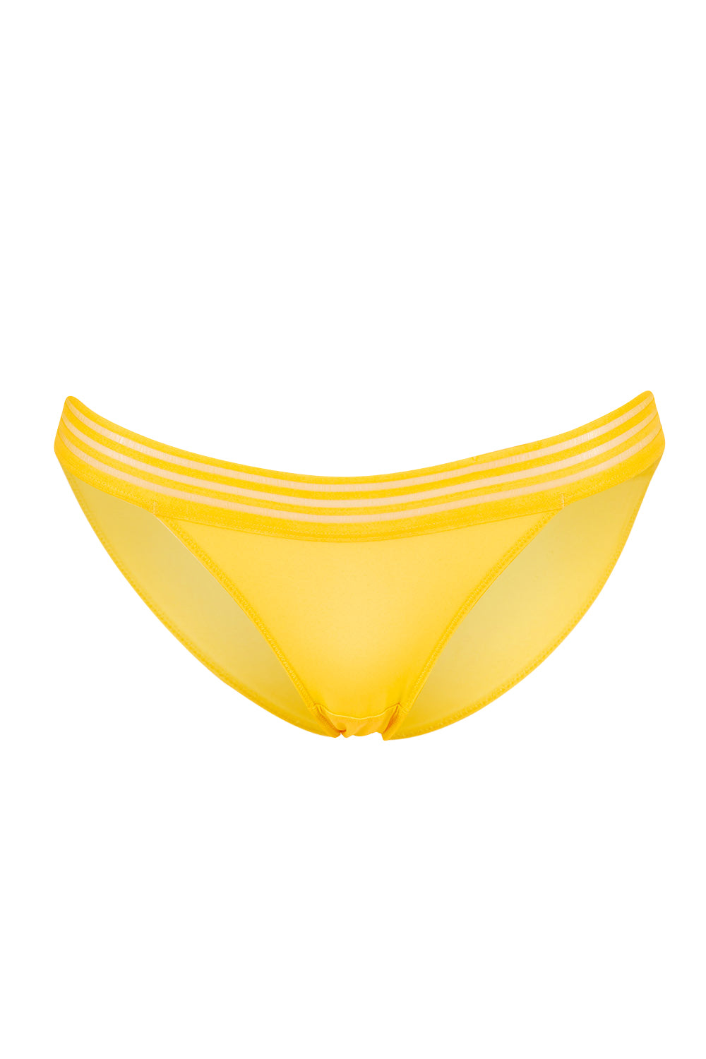 Product shot of the Cheeky Pant in colour Mimosa (Blue), from the front