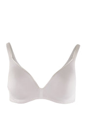 Product shot of the Barely There tin colourshirt  Bra - Ivory (White), from the front