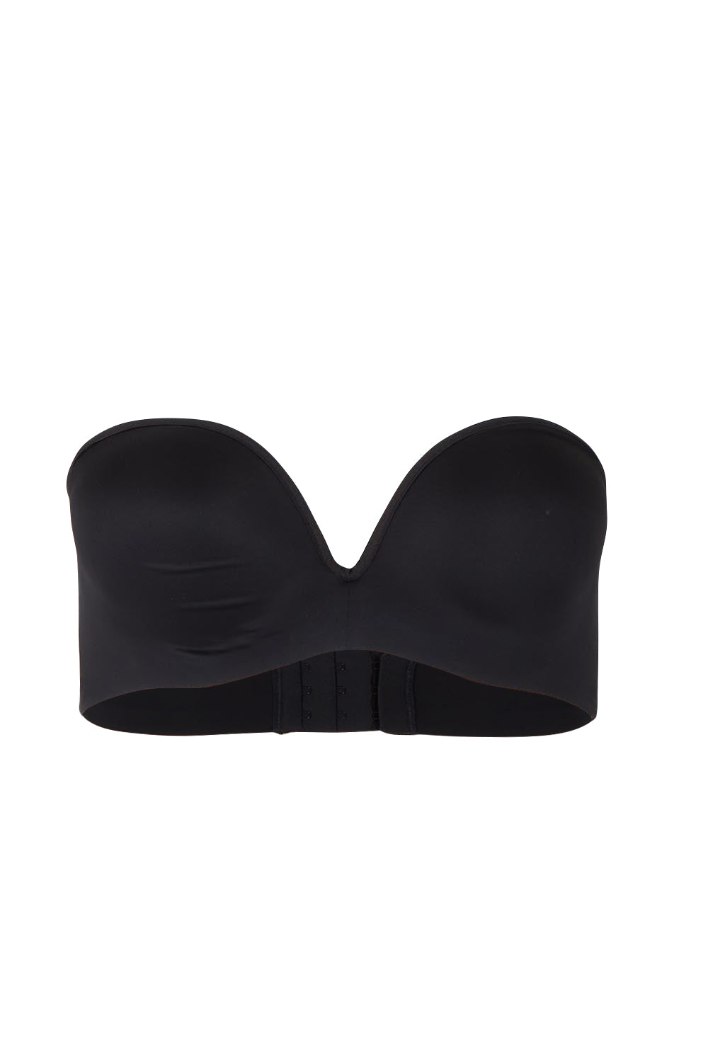 Product shot of the Strapless Bra in colour Black (Black), detail