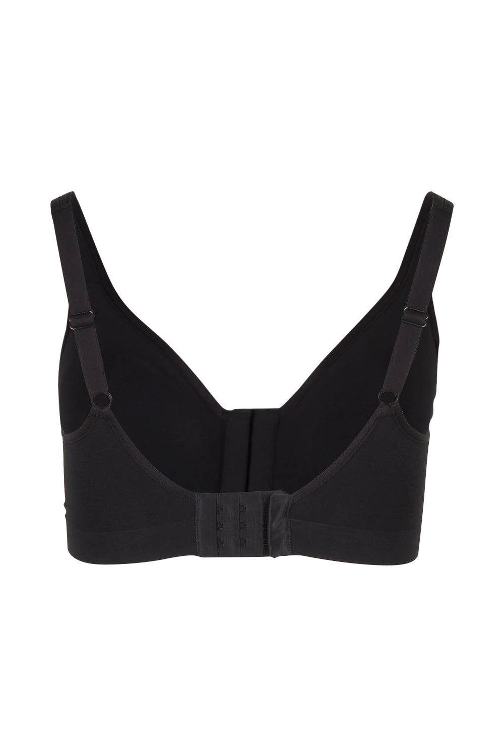Product shot of the Postin colourSurgery Recovery Bra - Black (Black), from the back