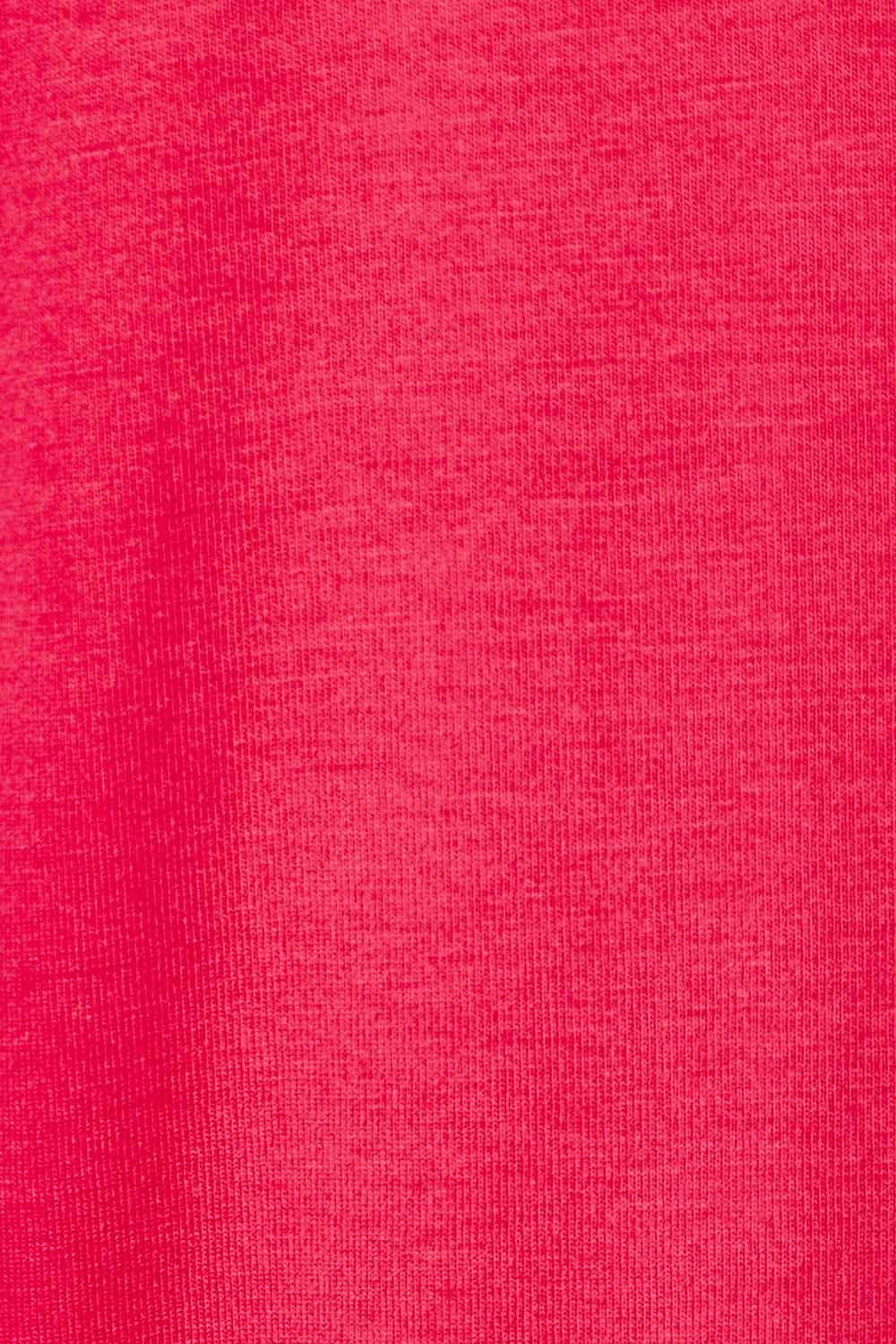 Product shot of the Sirena Reversible Tank in colour Rosered (Red), detail