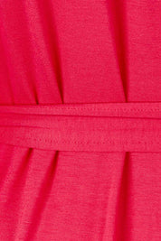 Product shot of the Brooke Dress in colour Rosered (Red), detail