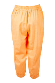 Product shot of the Lennon Pant in colour Mango, from the back