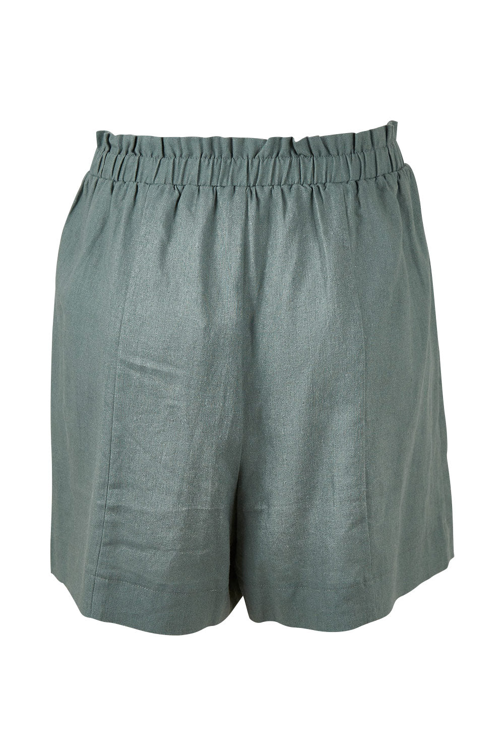 Product shot of the Baker Short in colour Deepgrn (Green), from the back