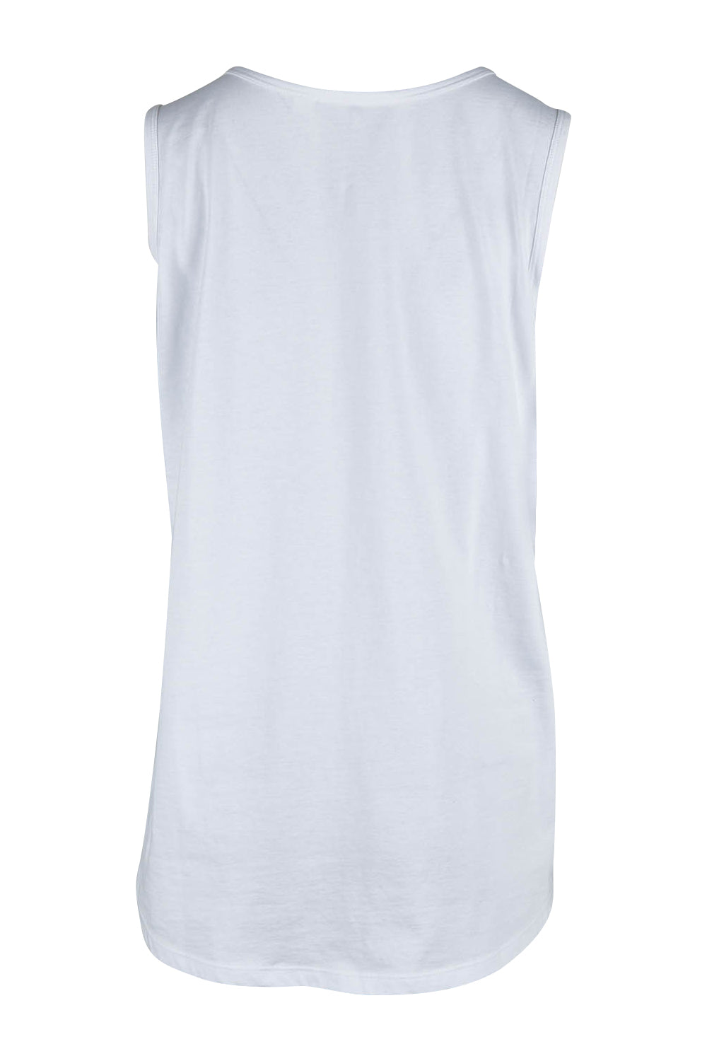 Product shot of the Josie Tank in colour White (White), from the back