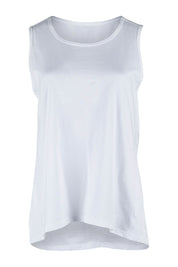 Product shot of the Josie Tank in colour White (White), from the front