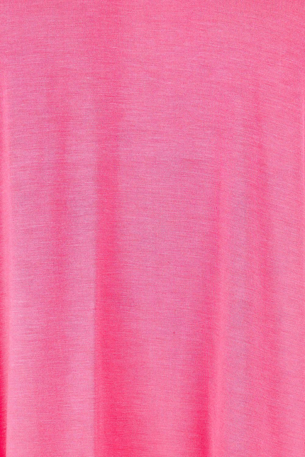 Product shot of the Coral Bamboo Shirred Tee in colour Pink (Pink), detail