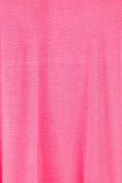 Product shot of the Coral Bamboo Shirred Tee in colour Pink (Pink), detail