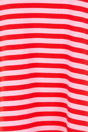 Product shot of the Eloise Cotton Tin colourShirt Dress - Pinkred (Red), detail